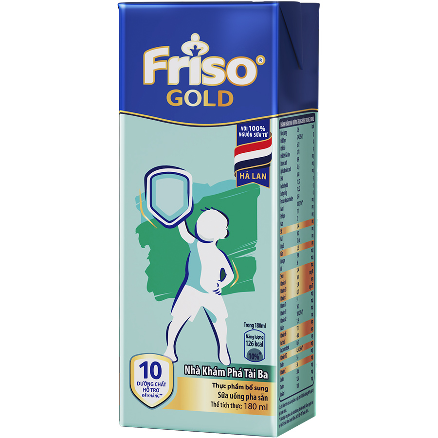 Thùng 48 Hộp Sữa Bột Pha Sẵn Friso Gold Rtd Vani