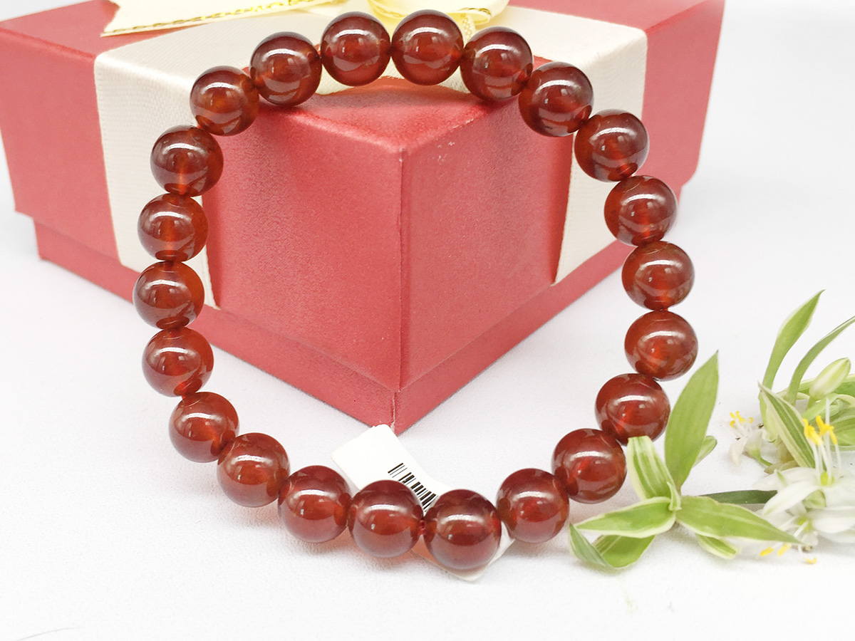 Vòng Tay Đá Mã Não Đỏ