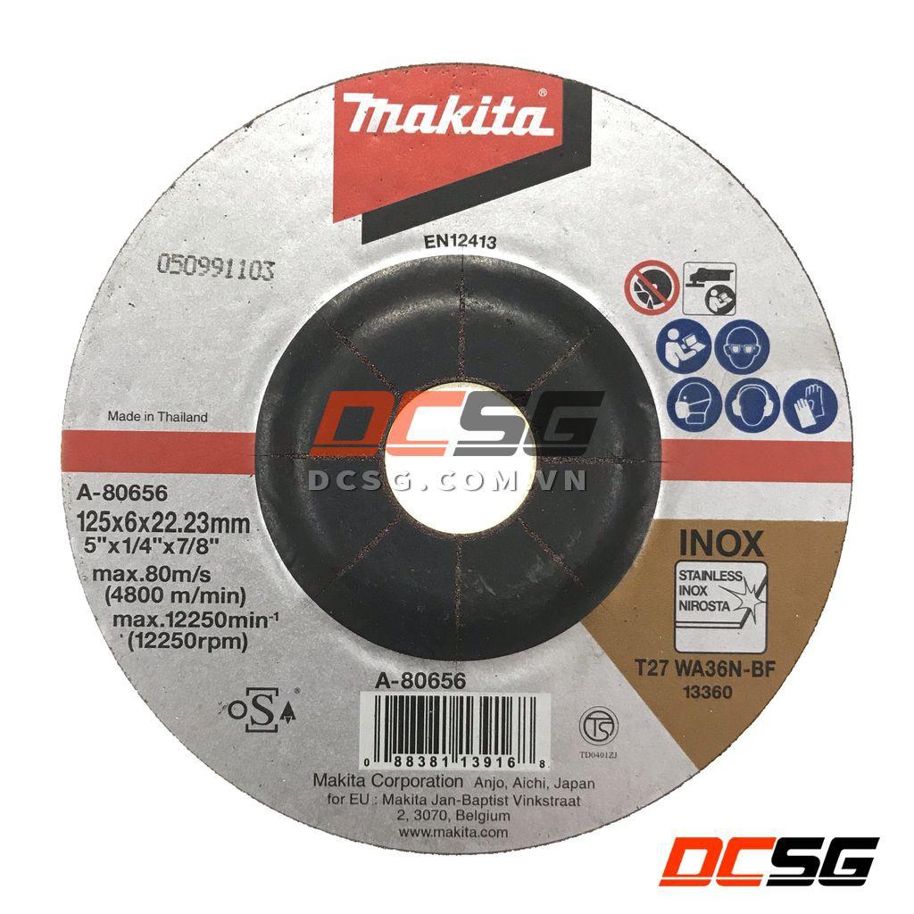Đá mài Inox 125x6x22.23mm Makita A-80656 |