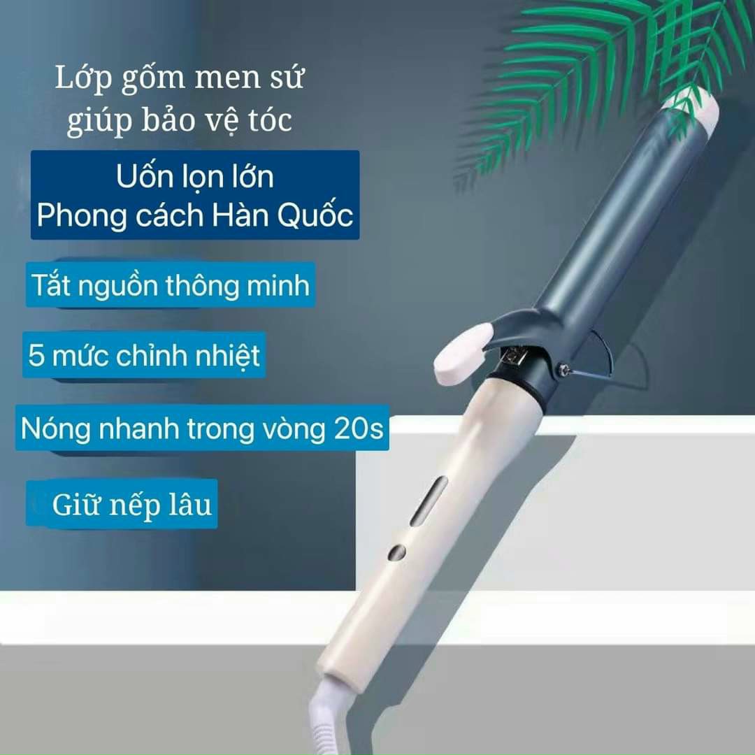 Máy uốn tóc gợn sóng - Máy làm xoăn tóc cao cấp