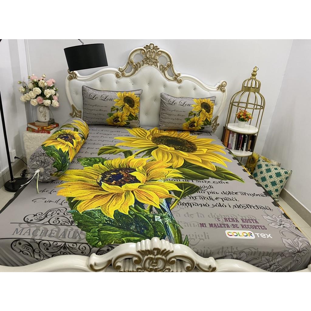 Bộ Drap gối thun Ý 5D Cao Cấp , mát lạnh, thấm hút tốt