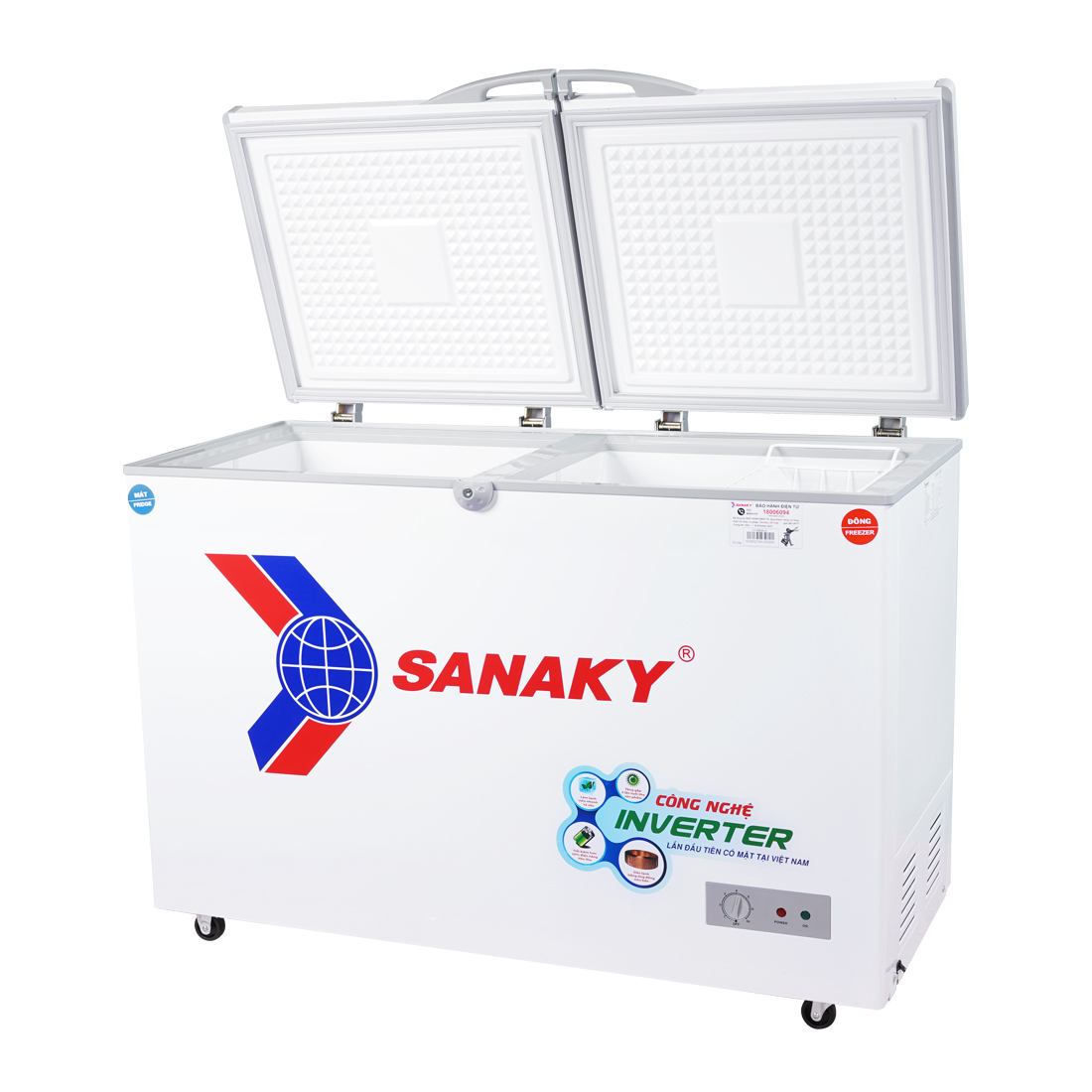 Hình ảnh Tủ Đông SANAKY 2 Ngăn VH 4099W3 (400L) - Hàng Chính Hãng