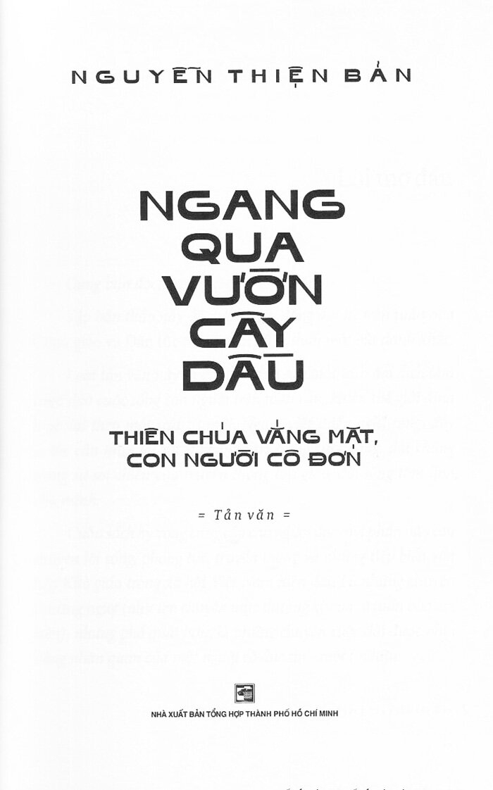 Ngang Qua Vườn Cây Dầu