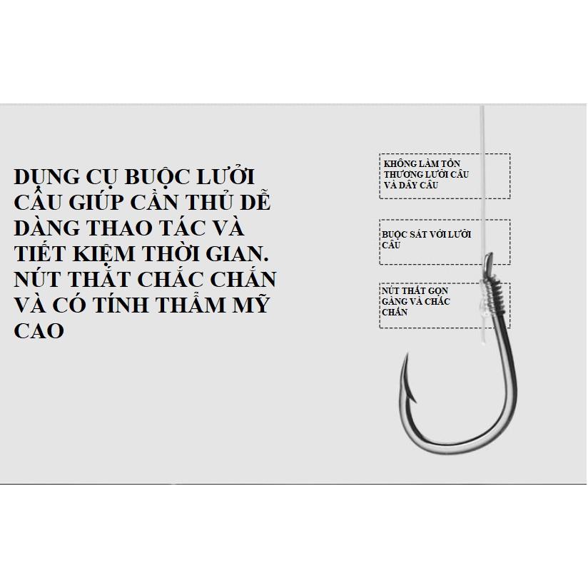 Máy buộc lưỡi câu - dụng cụ buộc lưởi câu