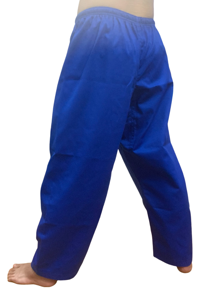 Quần võ màu xanh vovinam kaki dày người mặc cao từ 1m5 đến 1m8 vải Cotton