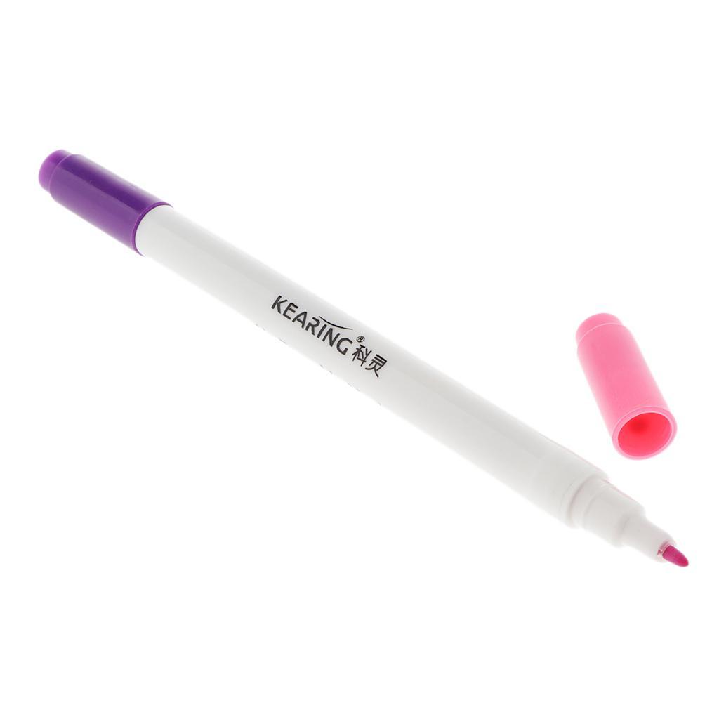 Fabric Marking Pens, Double Color Water Soluble Ink for Quilting, Dressmaking,