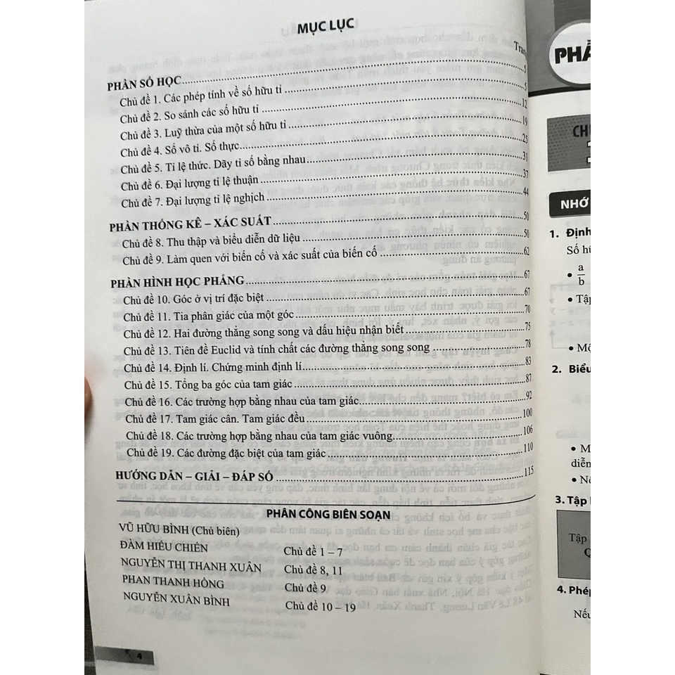 Sách - Bồi dưỡng Toán 7 Tập 1