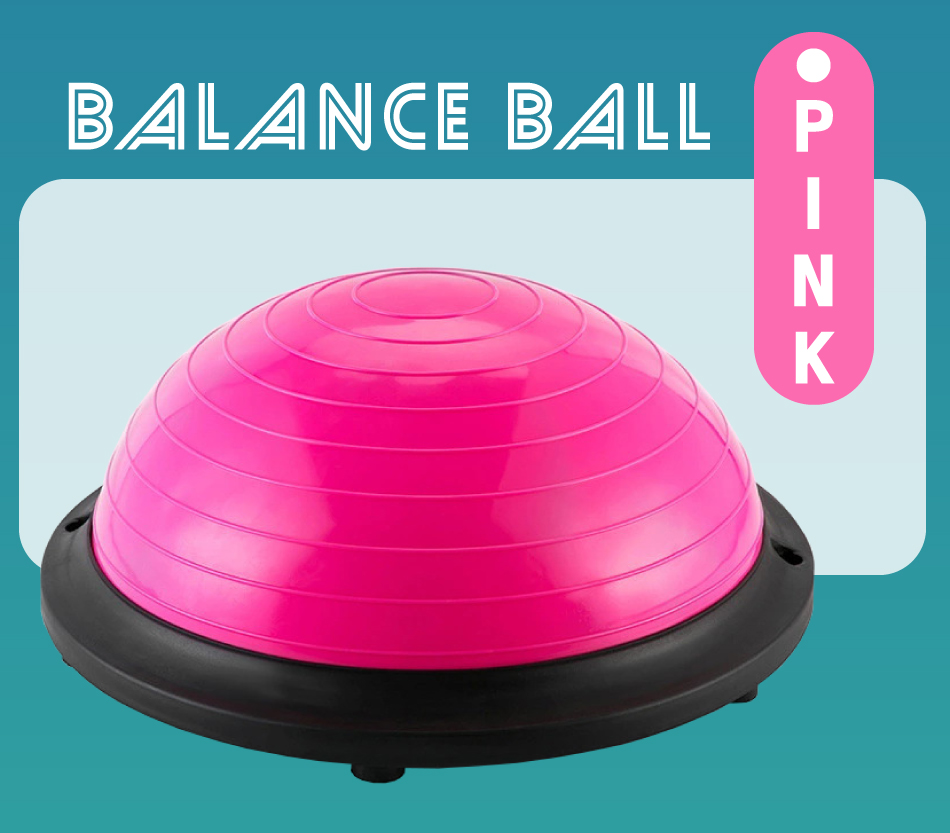 BG Bóng tập thăng bằng BALANCE BALL YOGA/GYM cao cấp 46cm-60cmx20