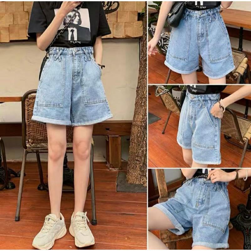 Quần Short Jeans Ulzzang Hot Trend Hè 2021