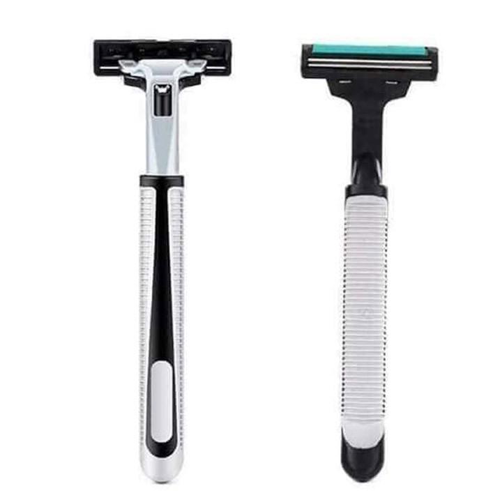 -Bộ Dao Cạo râu Cho Nam Kèm 36 Lưỡi Dao Cạo Cùng 1 Lọ Kem