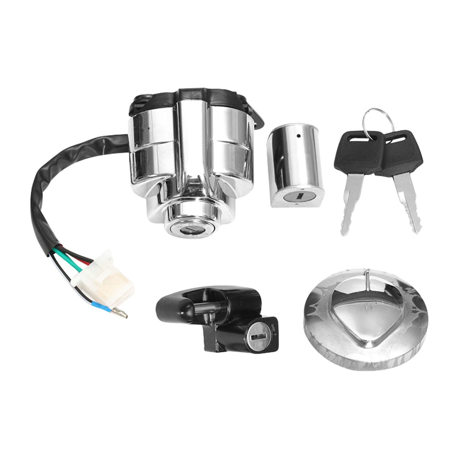 Ignition Fuel Tank Cap Cover Set for Shadow VT 400