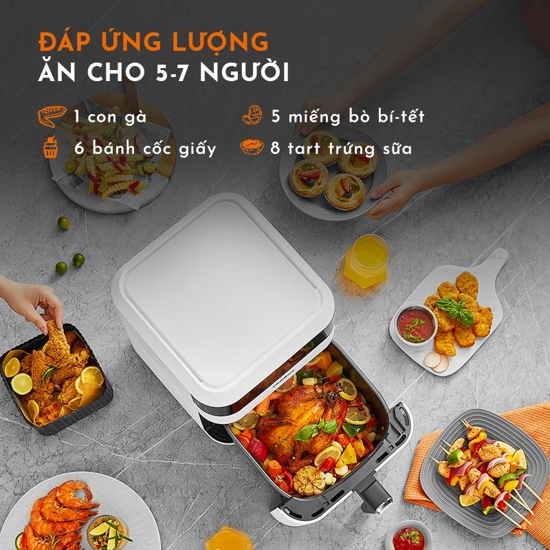 Nồi chiên không dầu GAABOR GA-E85AS dung tích 8.5L - Thép không gỉ - Giá rẻ - Hàng chính hãng