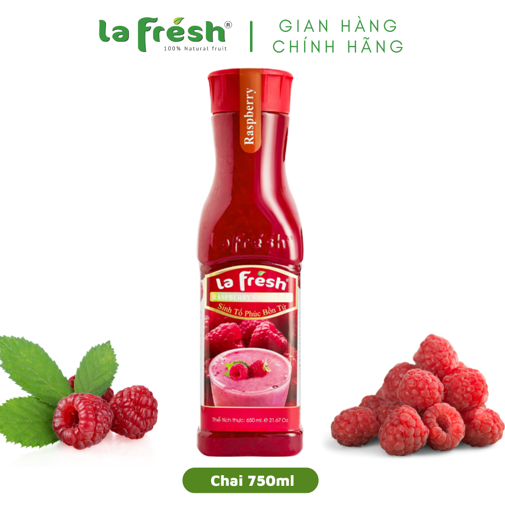 Sinh Tố Phúc Bồn Tử LAFRESH ĐÀ LẠT Chai 650ml