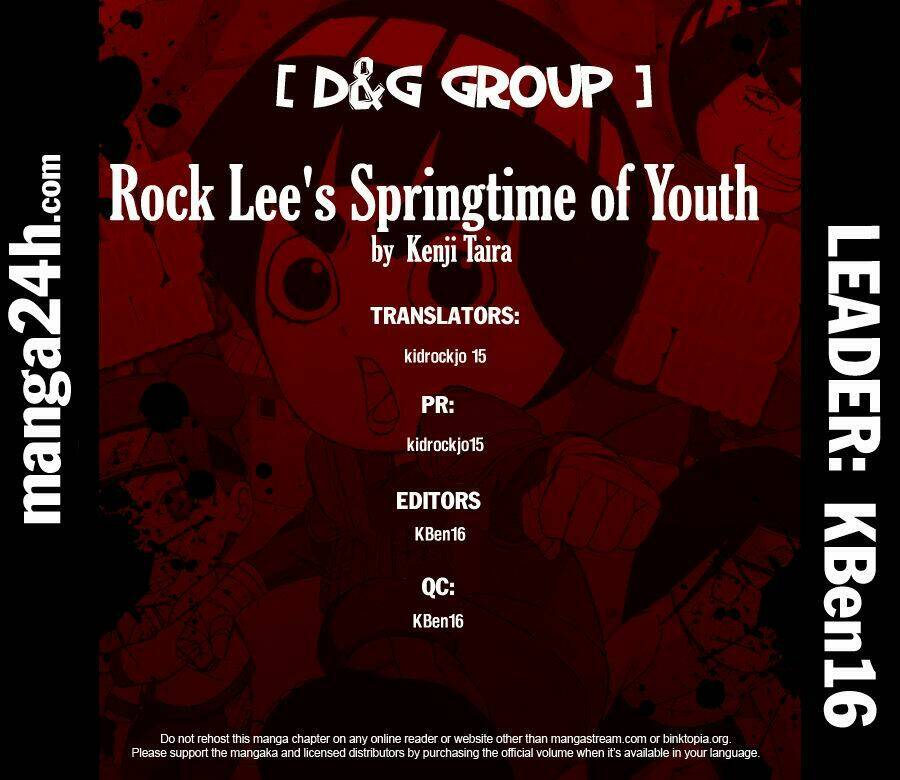 rock lee's springtime of youth chapter 3 1