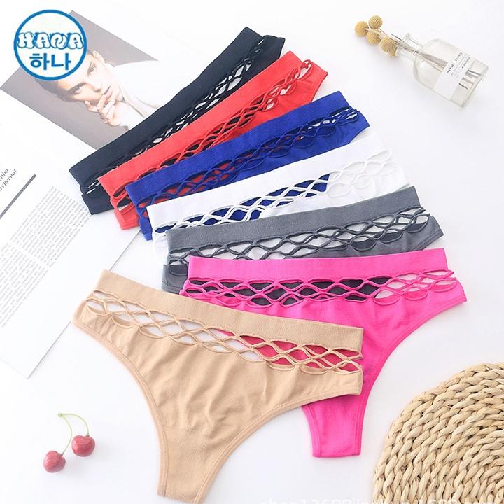 Quần Lọt Khe Nữ ️️ Quần Lót Lọt Khe cotton bông sexy Cao Cấp cạp dây chéo cá tính