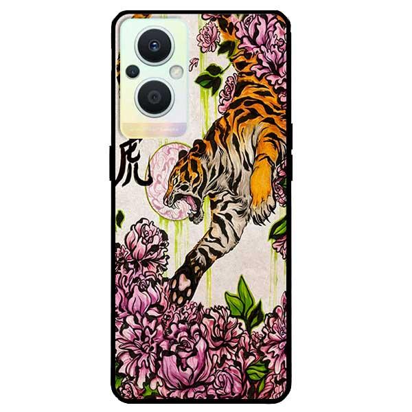 Ốp lưng dành cho Oppo Reno7 Z 5G / A96 5G / OnePlus Nord N20 5G - Hổ Hoa Tím