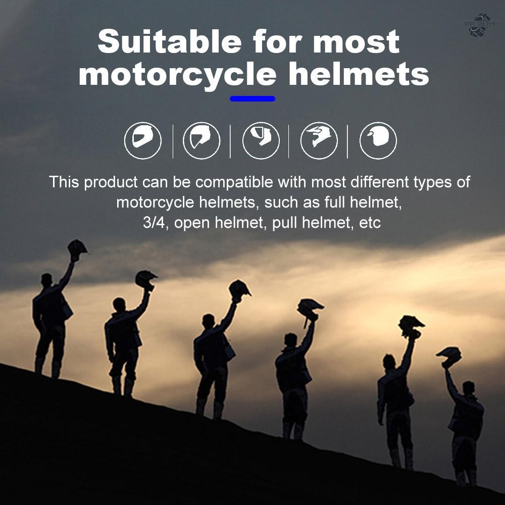 Motorcycle Helmet BT Headset BT 5.0 Wireless Motorcycle Sports Headphoones Supports Automatic Answering High Sound Quality System Helmet Earphones