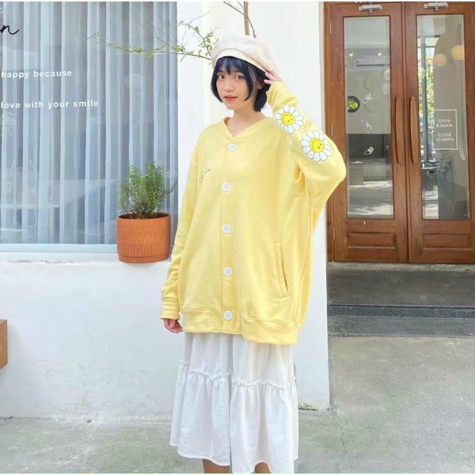 Áo Cadigan in chữ SWEETIE chống lạnh siêu cấp,chất nỉ cao cấp dành cho nam nữ kèm ảnh thật
