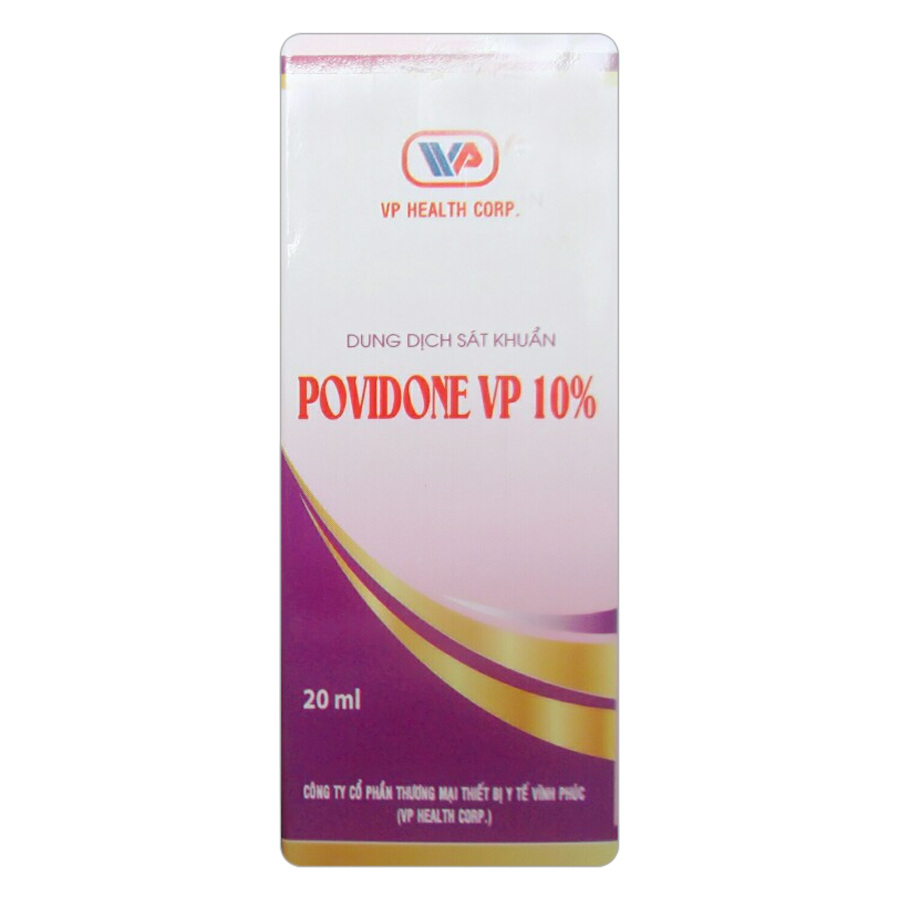 Povidone VP 10% (20ml / Lốc 10 Chai)