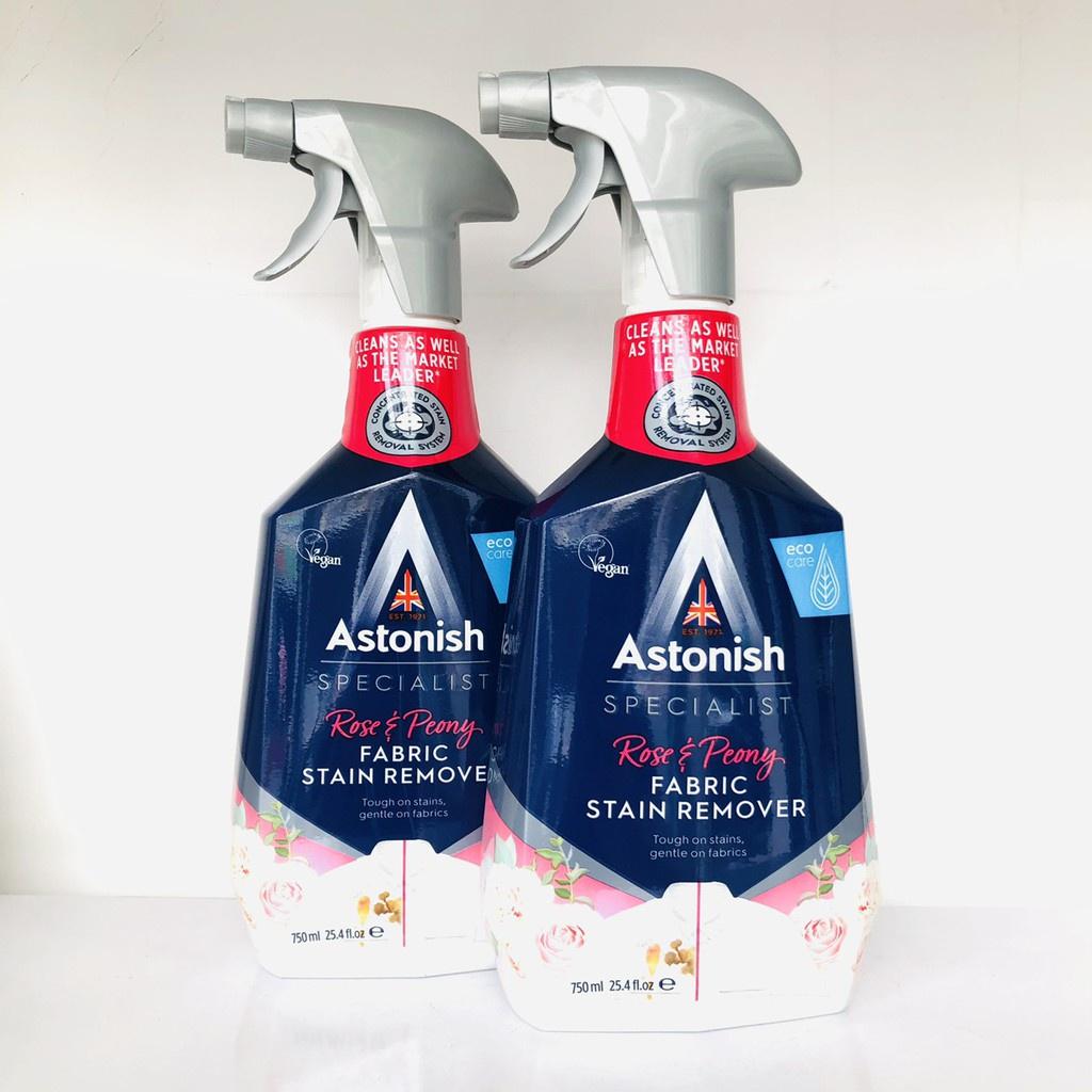 Tẩy cổ áo cổ tay và các vết bẩn trên vải Astonish C6910 bình xịt 750ml dùng được trên mọi chất liệu vải trắng hoặc màu