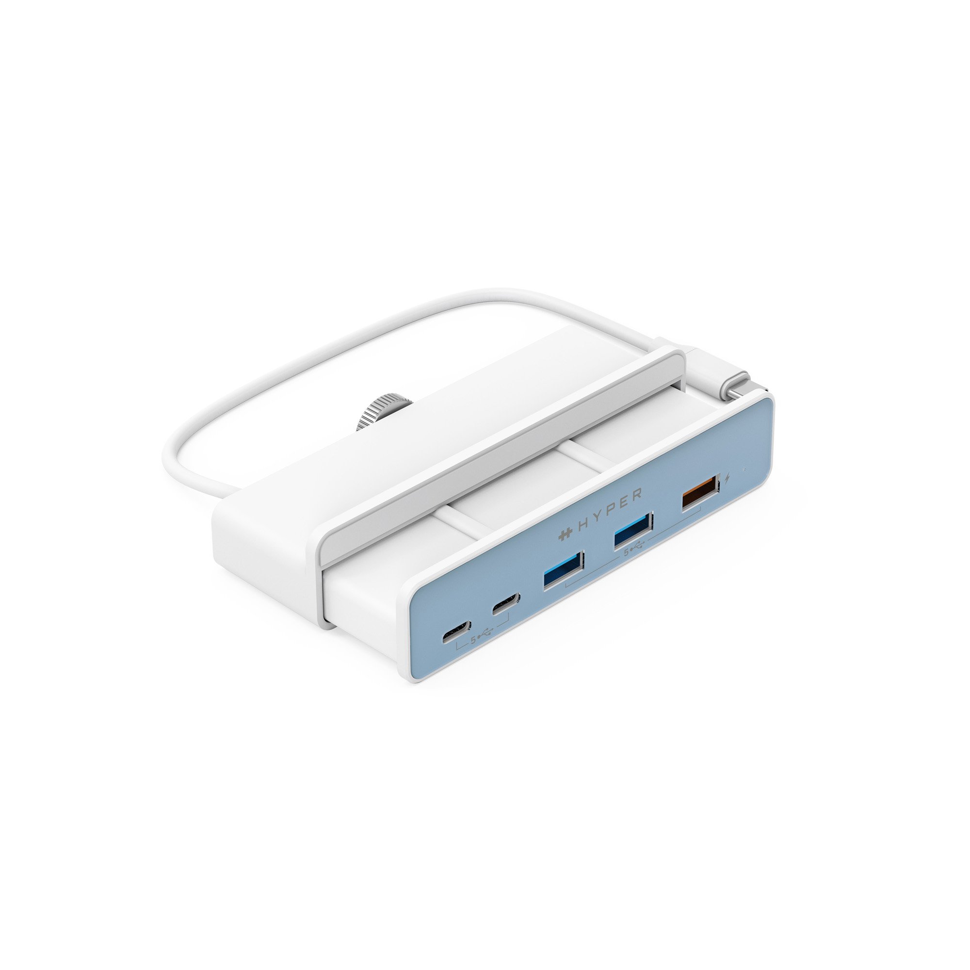 Cổng Chuyển Đổi Imac 24 HYPERDIVE 5-IN-1 USB-C HUB HD34A6 (Kèm 7 Miếng Dán Theo Màu Imac 24) - Hàng Chính Hãng