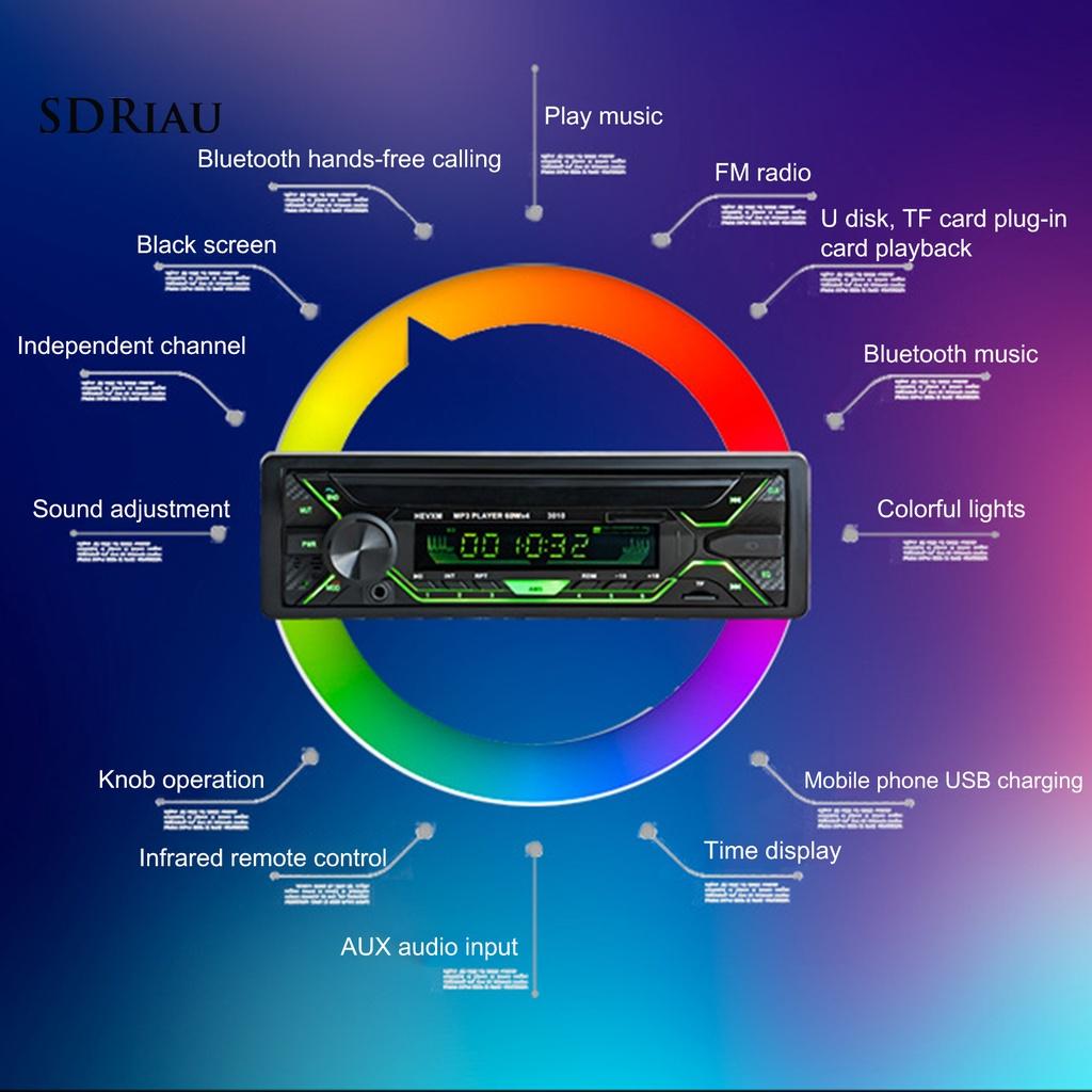 *QCDZ* 3010 Car MP3 Player Bluetooth Hands-free Calling Portable FM Radio Music Player for Vehicles