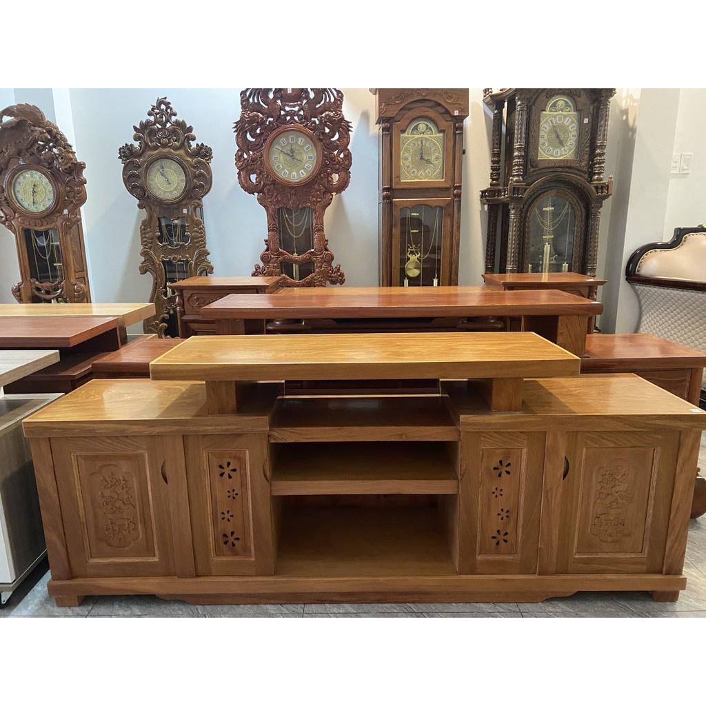 KỆ TIVI GỖ HƯƠNG XÁM