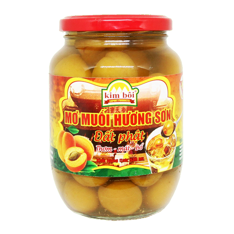 [Kim Bôi] Mơ muối Hương sơn đất Phật 530g