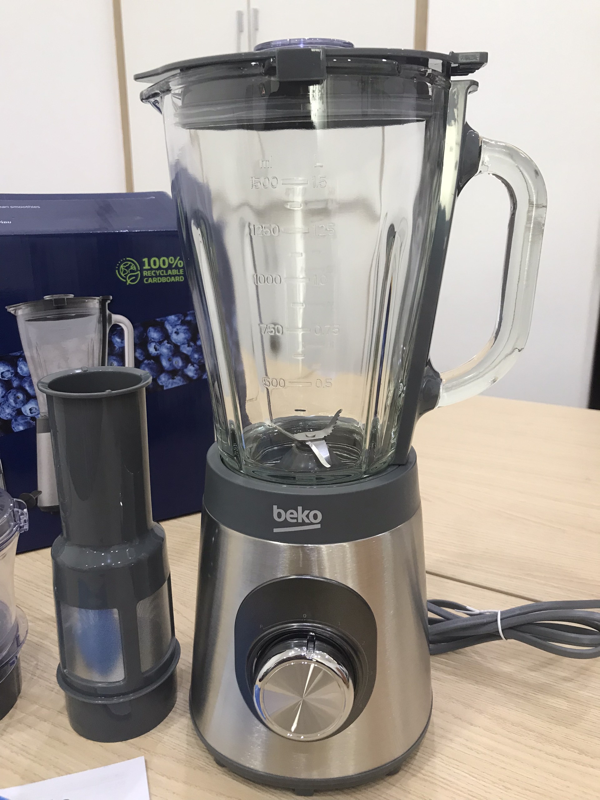 Máy xay sinh tố để bàn Beko TBN 30848 X - Hàng chính hãng
