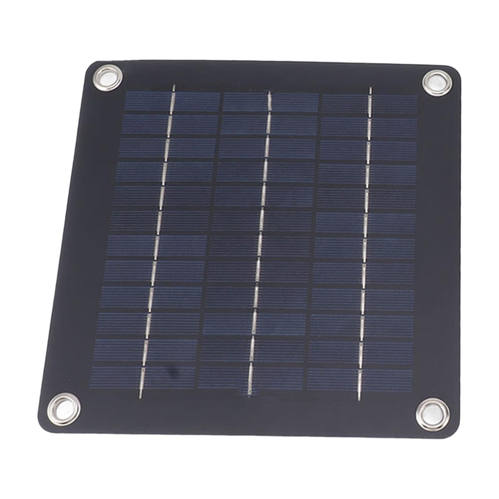 Solar Panel Fan Weatherproof 12V Ventilator for Hen House Outdoor Camping