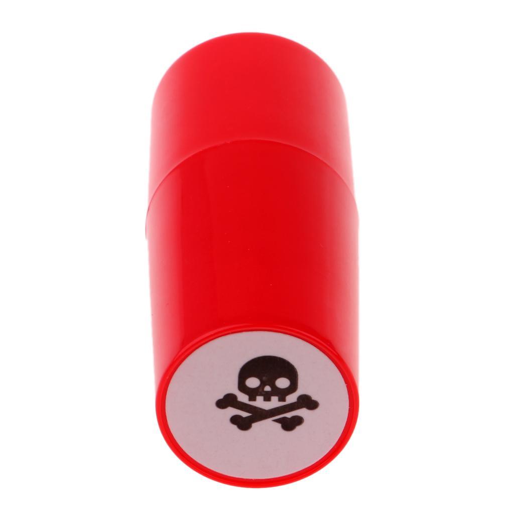 3 Colorfast Golf Ball Stamp Stamper Marker Impression Seal Skull