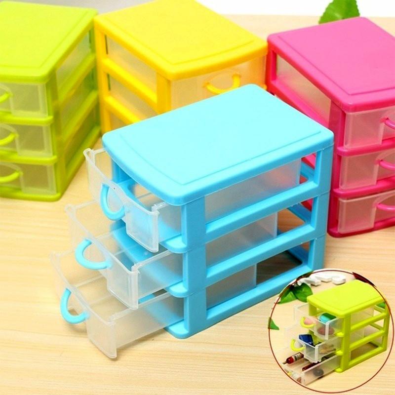 Hộp Nhựa Mini Đựng Đồ Để Bàn Thiết Kế Tiện Dụng