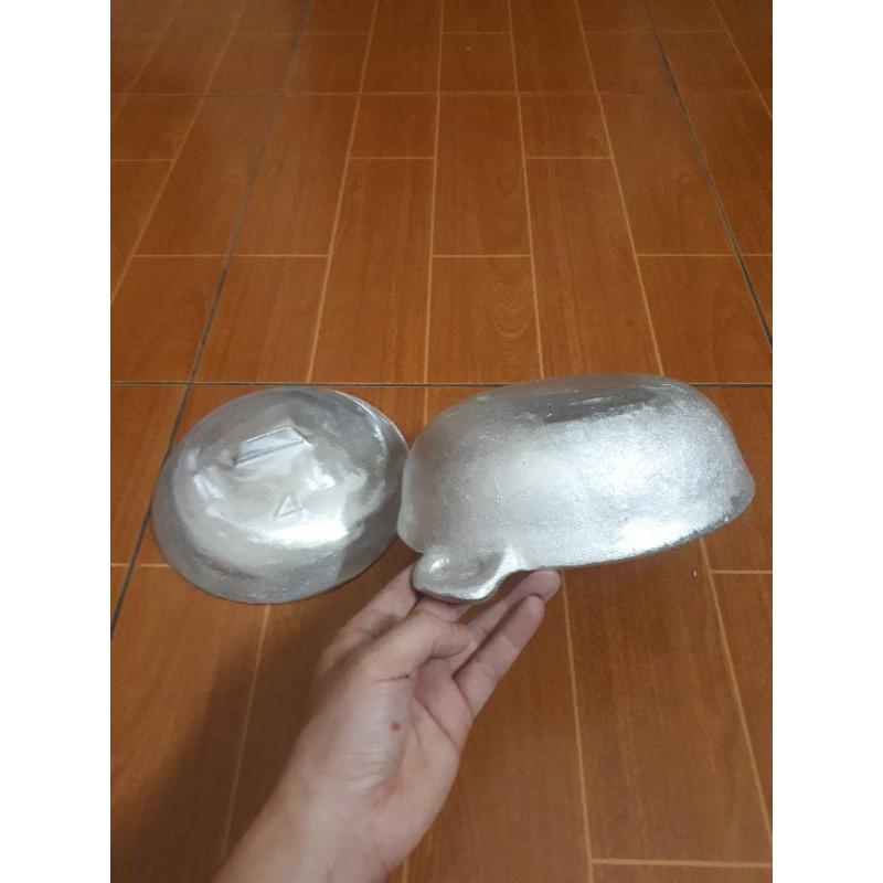 Nồi gang đúc kho cá thịt, nấu cháo lẩu đk 21cm