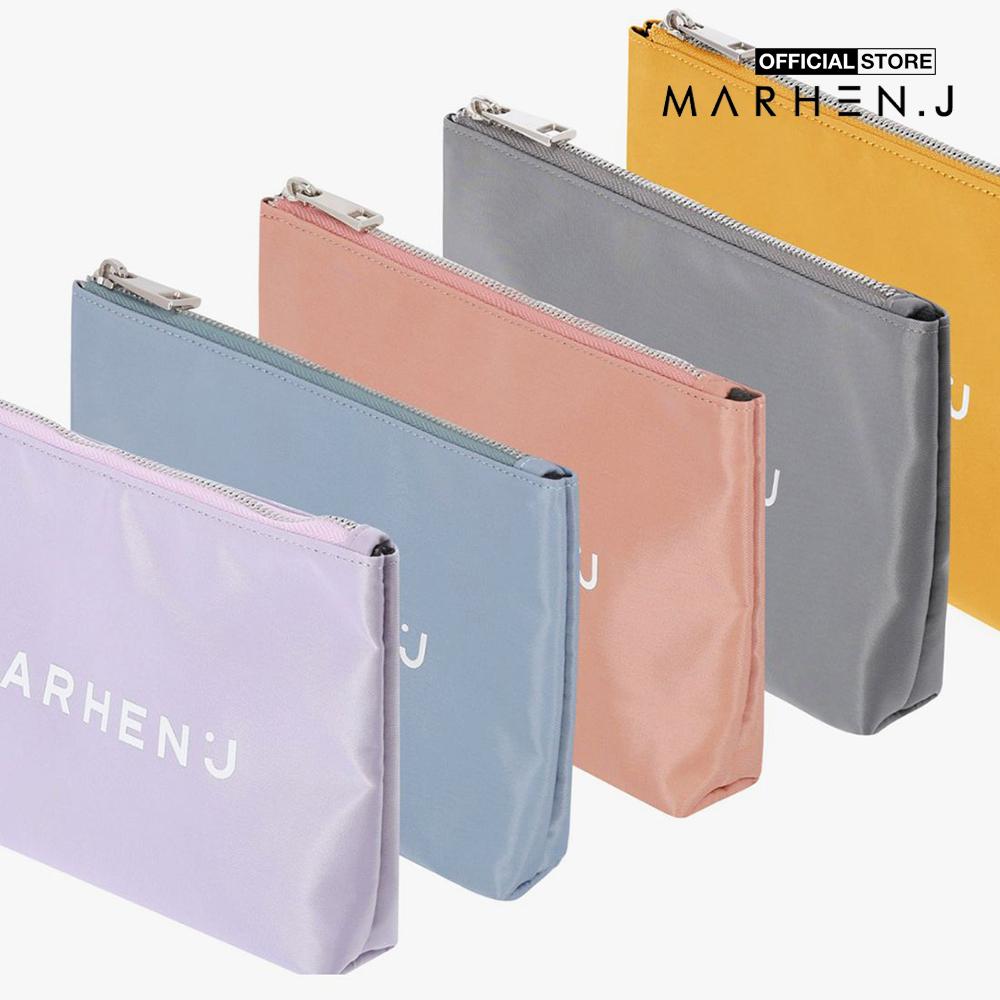 Marhen.J - Túi đựng phụ kiện nữ chữ nhật phối zip Lina MJ22BLINAP-SB