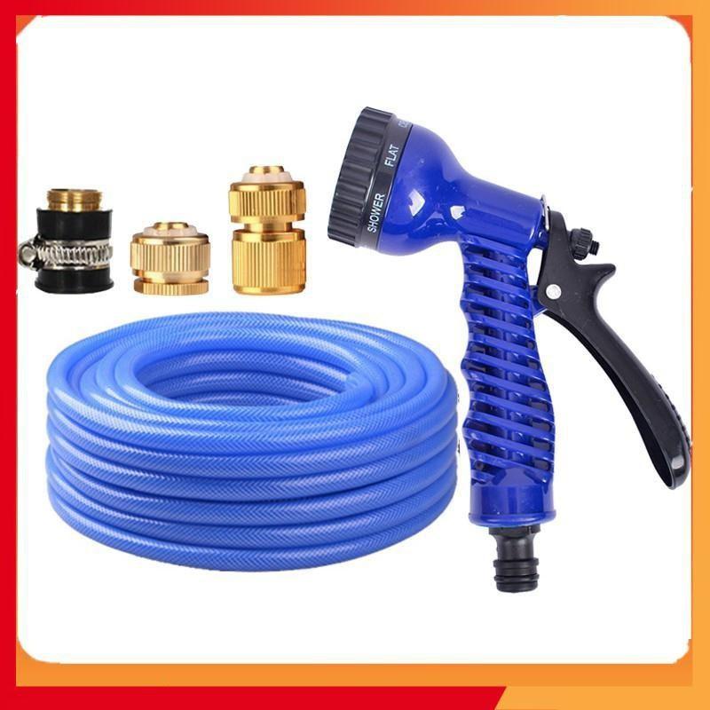 Bộ dây tăng áp 3 lần vòi xịt nước rửa xe, tưới cây loại 3-5m 206843
