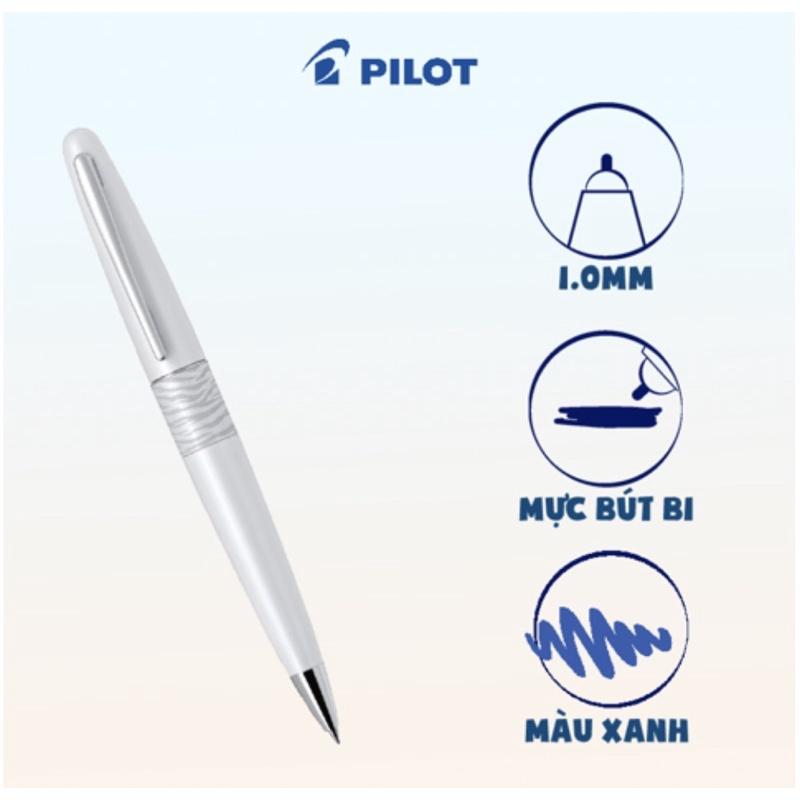 Bút bi ký Pilot MR2 BP-MR2-M-WTG-L mực xanh tip 1.0mm chính hãng cao cấp