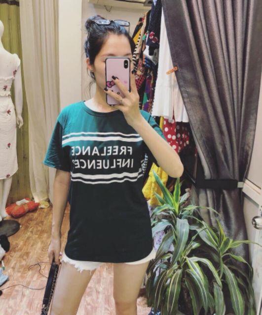 Áo pull in chữ Freelance Influencer