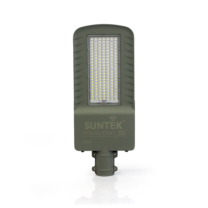 Đèn Đường Năng Lượng Mặt Trời SUNTEK DA-03 Solar Street Light 300W - Chip Led SMD 5054, 3000 Lumen, Sáng 20 giờ, Tự động Bật/Tắt, Điều khiển Từ Xa, Chống Nước/Bụi/Sét