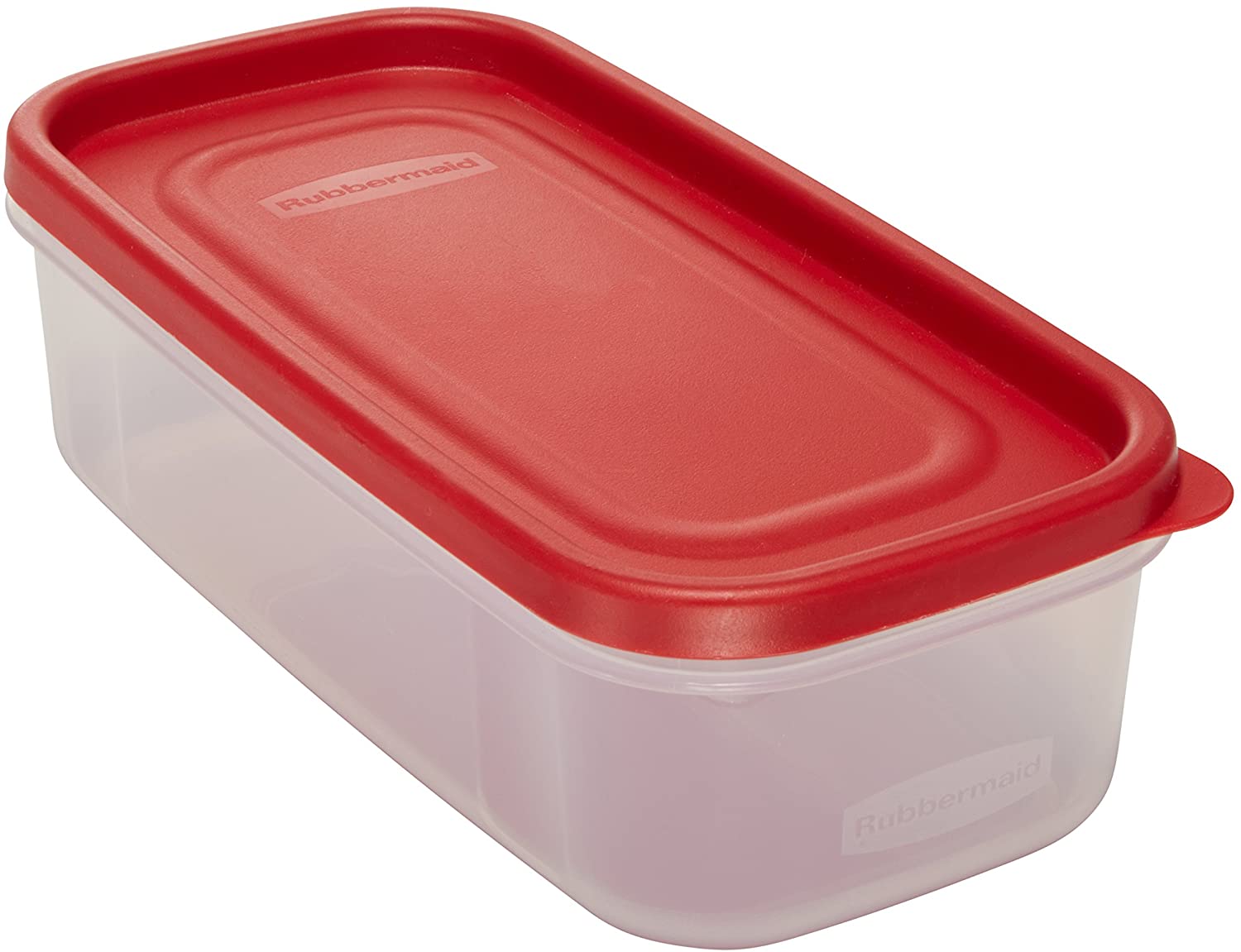 Hộp đựng đồ khô nguyên sinh nhựa nắp đỏ Rubbermaid USA size 1.18ML