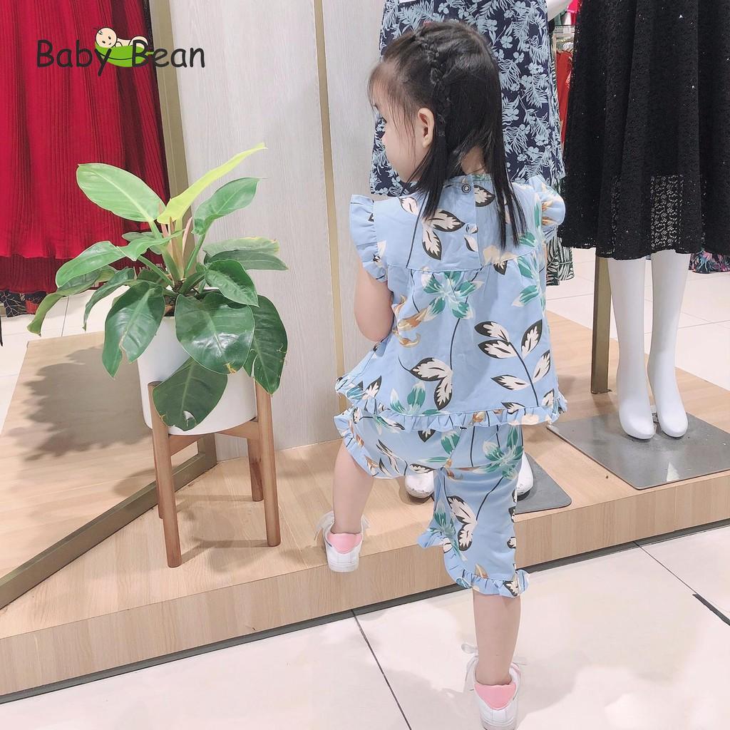 Đồ Bộ Lụa Thắt Nơ bé gái BabyBean