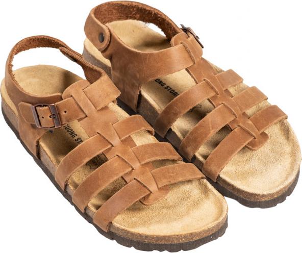 Giày Sandal Unisex Chiến Binh Da Bò Đế Trấu HuuCuong