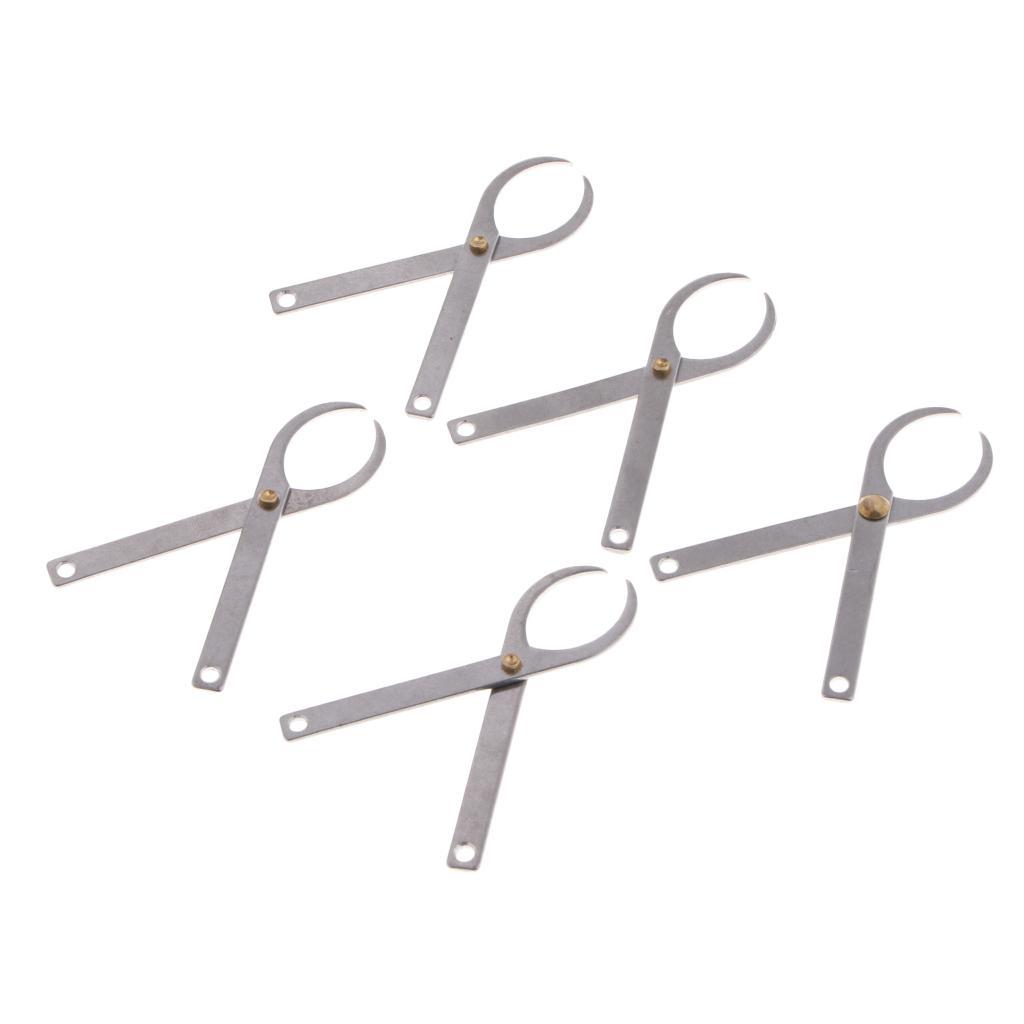 5pcs Stainless Steel Carp Fishing Bait Feeder Clamp Clip Baiting Pliers
