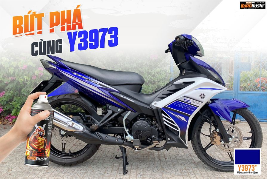 Sơn xịt Samurai Kurobushi - MÀU XANH TÍM ĐẬM - XANH GP Y3973