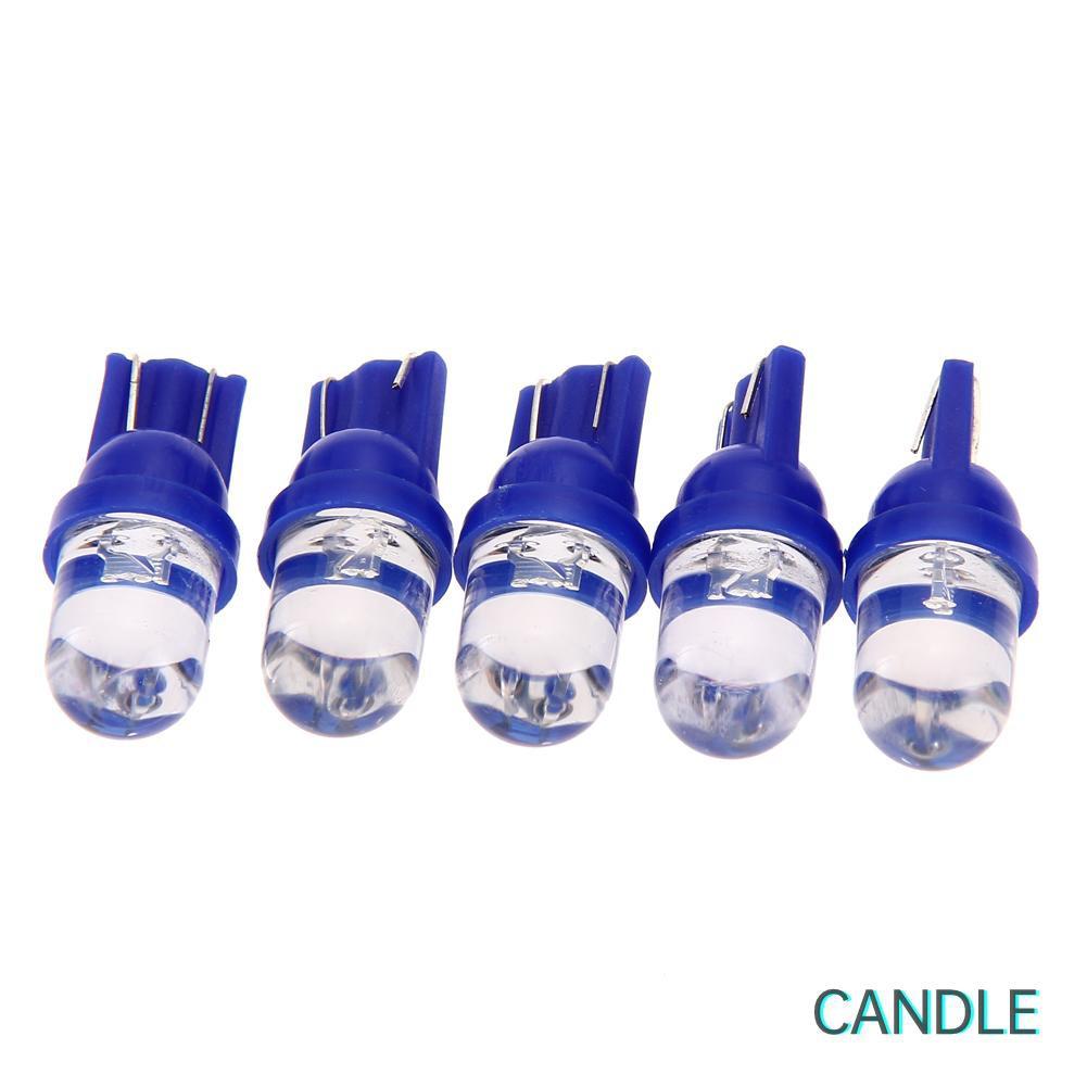 5 Bóng Đèn Led Xanh T10 194 W5W Cho Xe Hơi / Xe Máy