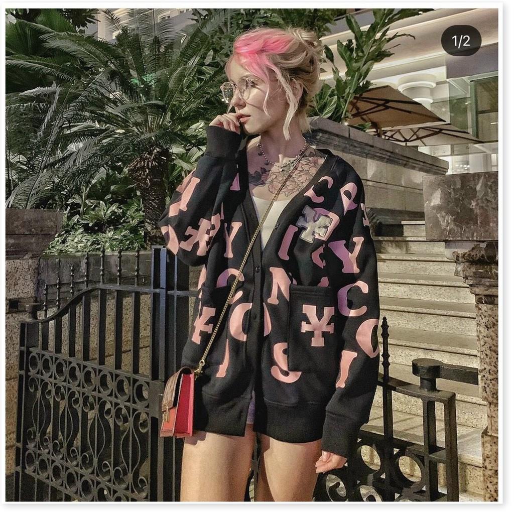 Áo khoác nỉ cardigan form chuẩn đẹp