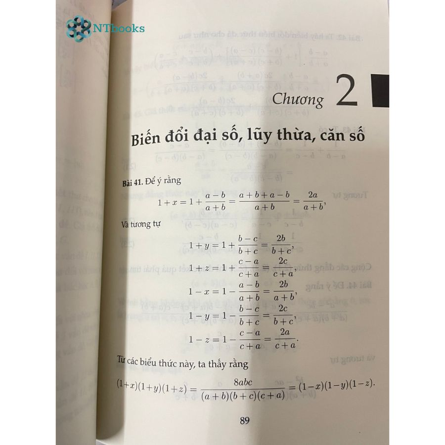 Sách Tuyển tập các bài toán sơ cấp Đại số chọn lọc tập 1 - Phan Đức Chính