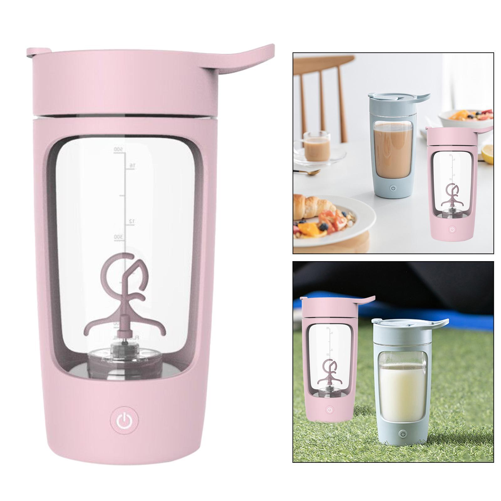 Premium Electric Protein Shaker Bottle, Tritan - BPA Free Mixer Cup .