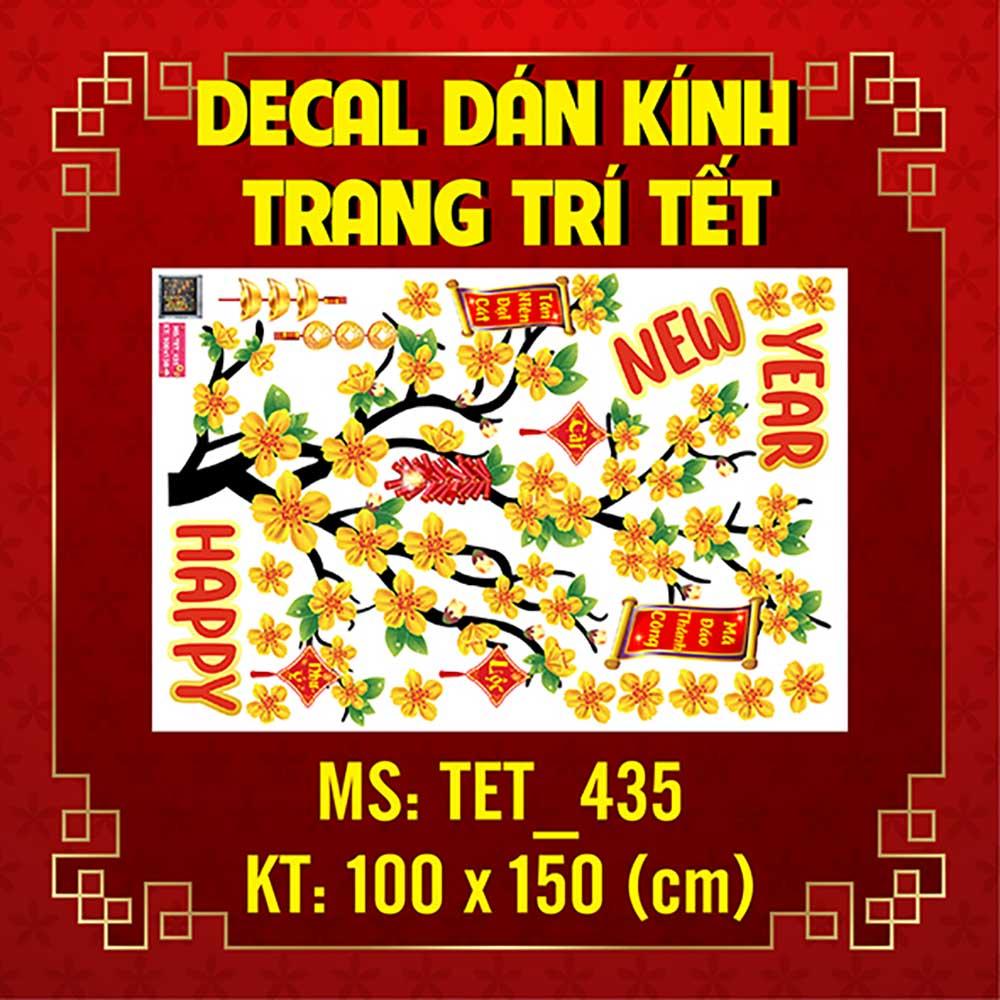DECAL TRANG TRÍ TẾT 2023 COMBO SỐ 19
