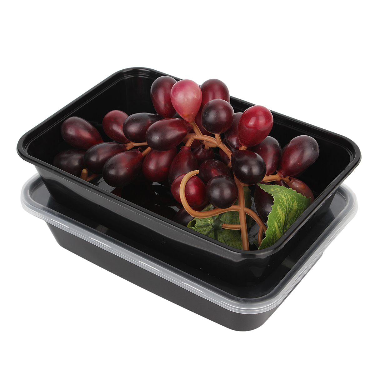 10 Set 16oz Food Prep Meal Storage Containers Lids Lunch Boxes Microwavable