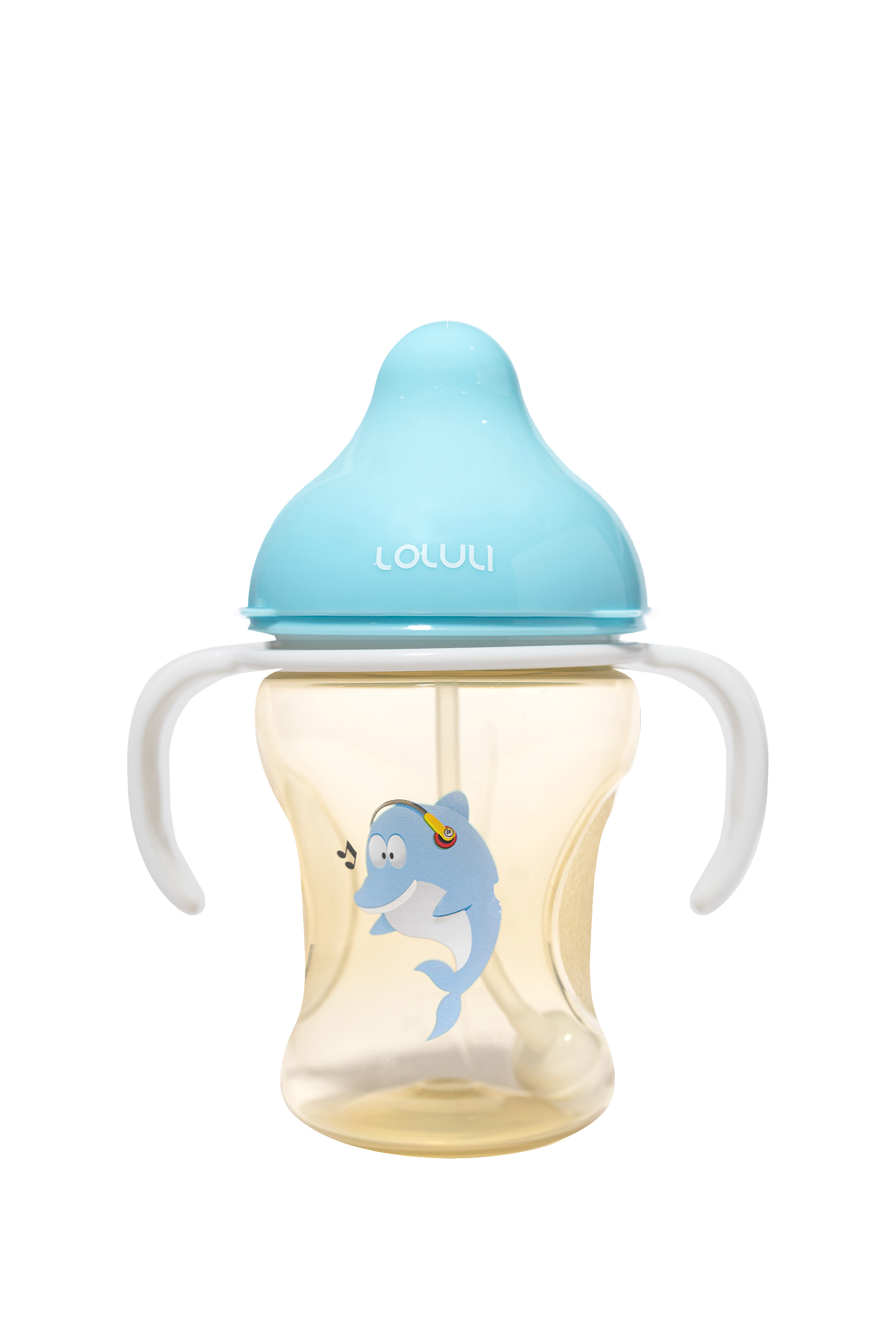 Bình Sữa Loluli PP Cổ Rộng Chống Sặc Cho Bé Chính Hãng - 210ml